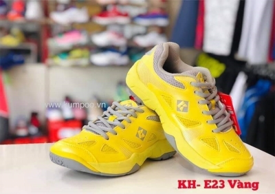 Giày Cầu Lông Kumpoo KH-E23 Vàng Chính Hãng
