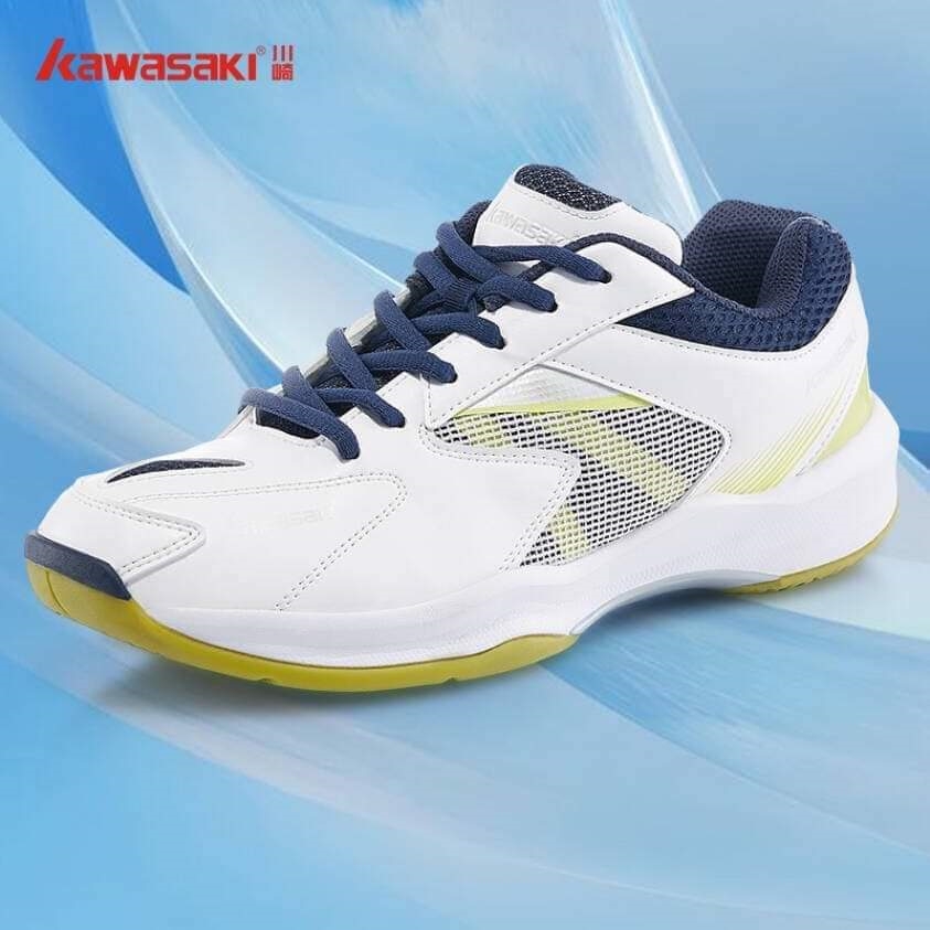 Giày Cầu Lông Kawasaki 176 Trắng Đen Chính Hãng